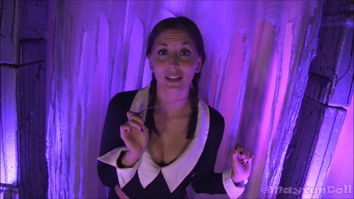 PregnantMayven - Wednesday Addams Cuckolds You Cosplay - Halloween